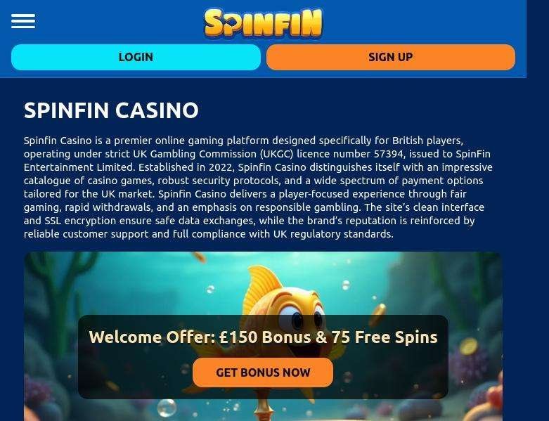Discover the Thrills of Spinfin Casino in the UK Online Gaming Scene